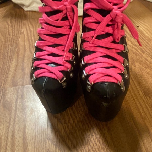 Privileged platform pink laced heels - Picture 2 of 7